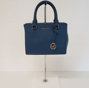 Michael Kors Kellen Leather Satchel Handbag